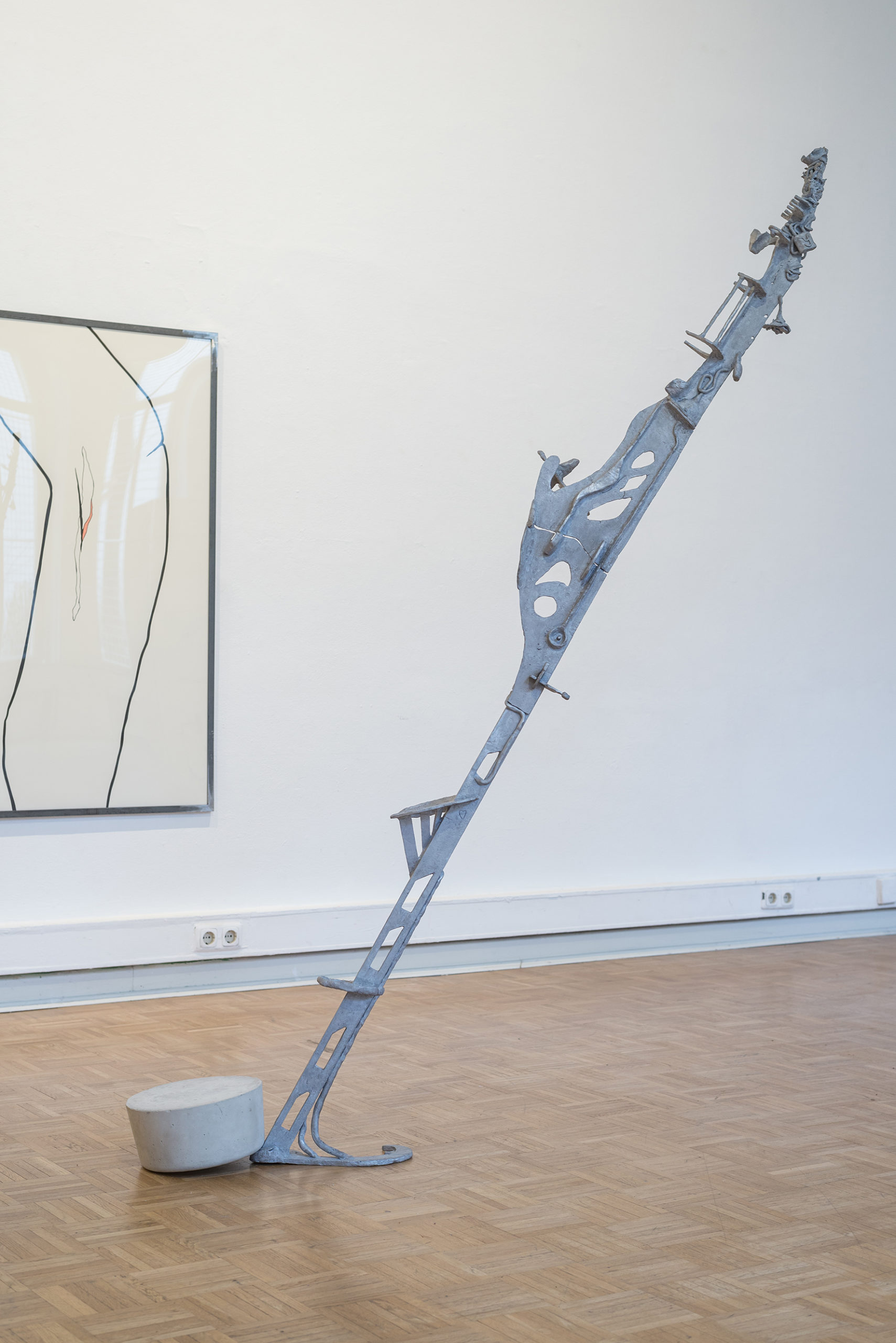 ANNEX, Doppelausstellung von Paul Schuseil und Stefan Seelge, Ausstellungsansicht Kunstverein Bellevue-Saal Wiesbaden März 2020(Foto: Dirk Uebele)